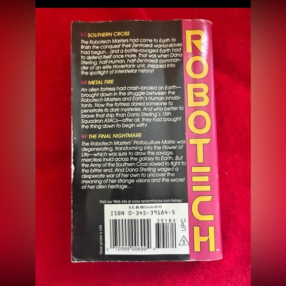 Robotech 2nd Generation 3 Novel Edition Paperback Book - Picture 7 of 7